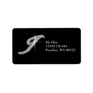 I Script "Diamond Bling" Label