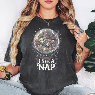 I See A Nap Messy Room Crystal Ball Funny T-Shirt