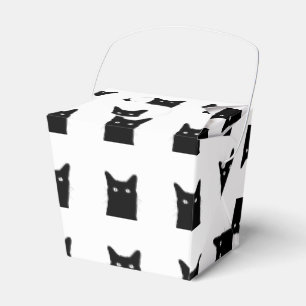 I See Cat Click to Pick Your Colour Background Favor Box