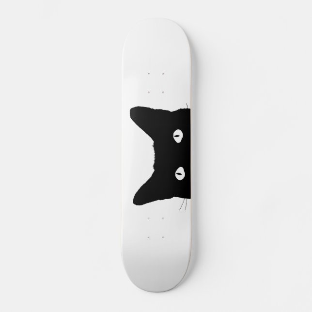 I See Cat Click to Pick Your Colour Background Skateboard (Front)