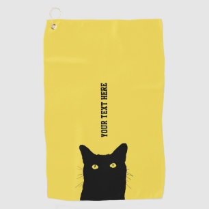I See Cat Click to Select a Custom Colour Golf Towel
