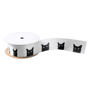 I See Cat Click to Select a Custom Colour Satin Ribbon