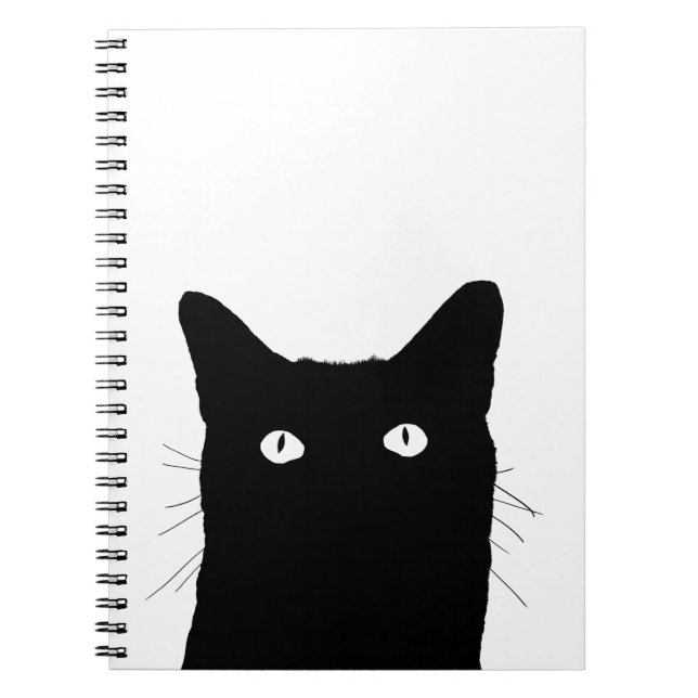 I See Cat Click to Select Your Colour Decor Notebook (Front)