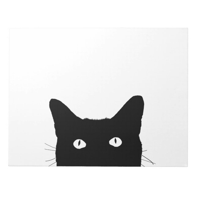 I See Cat Click to Select Your Colour Decor Notepad (Front)