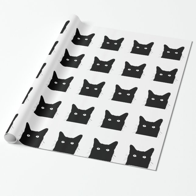 I See Cat Click to Select Your Colourful Decor Wrapping Paper (Unrolled)