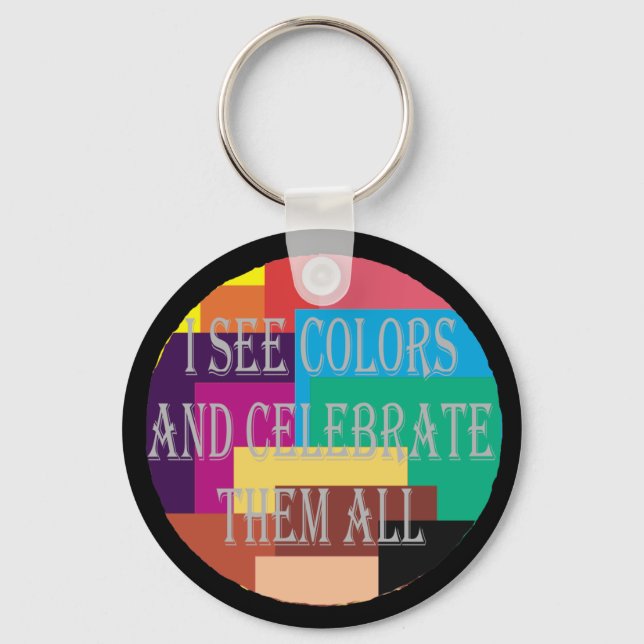 I See Colours Keychain (Front)