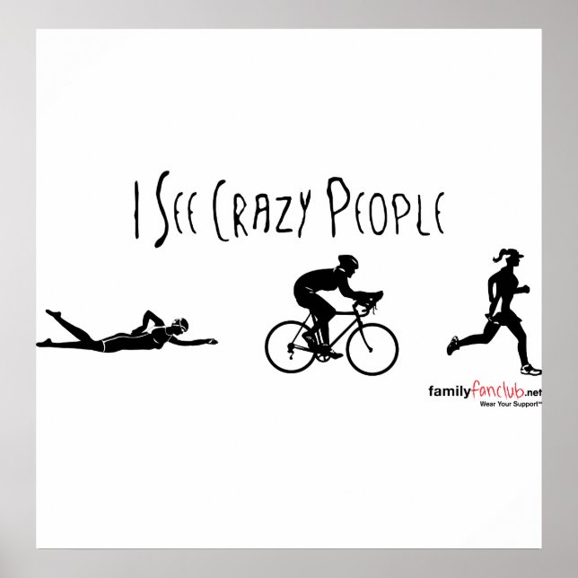 I See Crazy People Poster (Front)