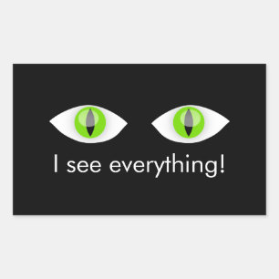 I see everything! sticker