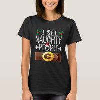 I See Naughty People Santa Or Elf Costume Christma