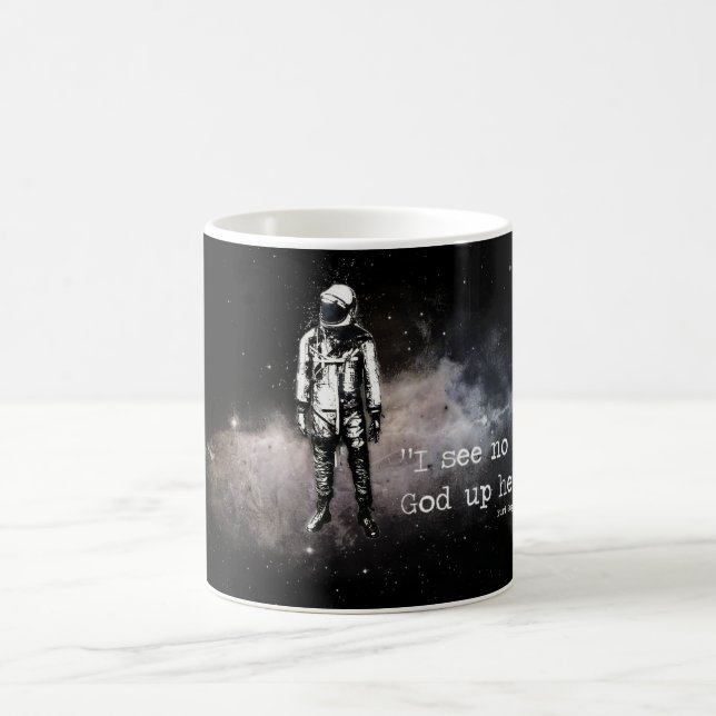 I see no god up here coffee mug (Center)