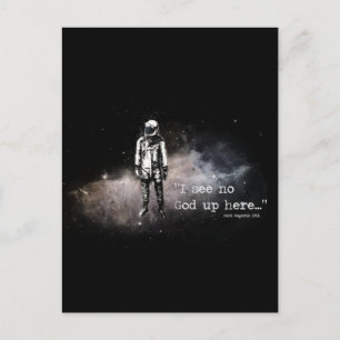 I See No God Up Here Postcard