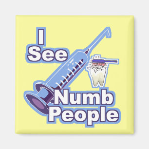 I See Numb People Magnet