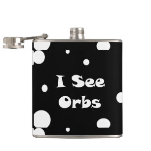 I See Orbs-8 oz flask