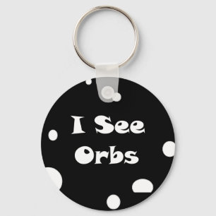 I See Orbs-keychain Keychain