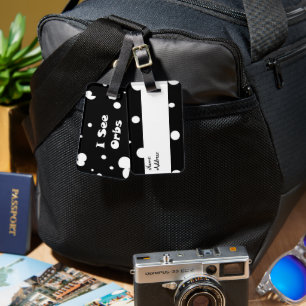I See Orbs-luggage tag