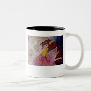 I see the moon, the moon see's me! Two-Tone coffee mug