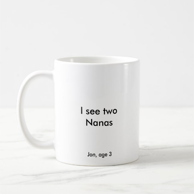 I see two Nanas Coffee Mug (Left)