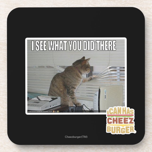 I see what you did there coaster (Front)