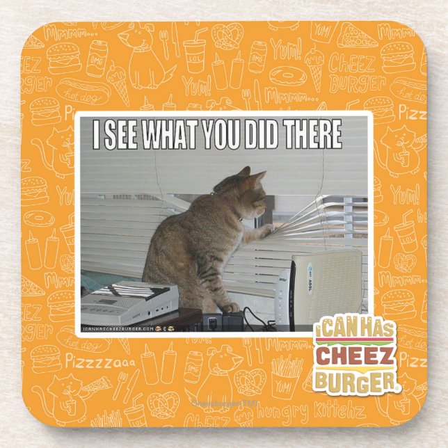 I see what you did there coaster (Front)