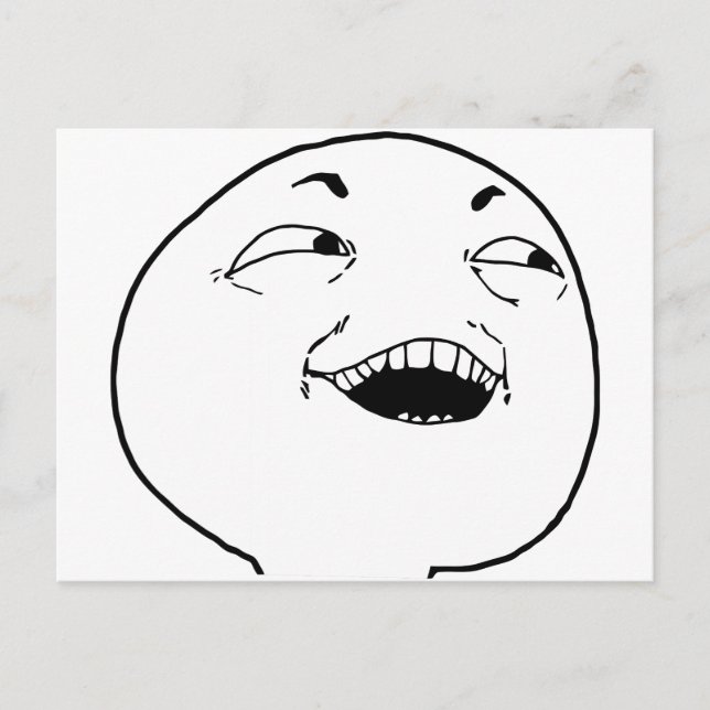 I see what you did there - meme postcard (Front)
