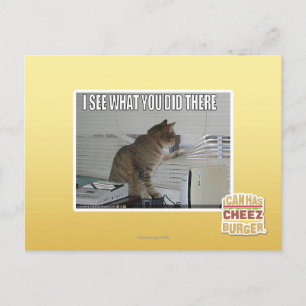 I see what you did there postcard