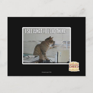 I see what you did there postcard