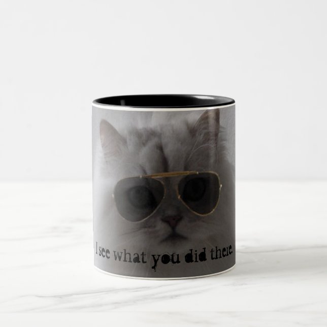 I see what you did there. Two-Tone coffee mug (Center)