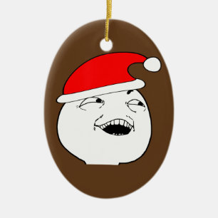 i see what you did there xmas meme ceramic ornament
