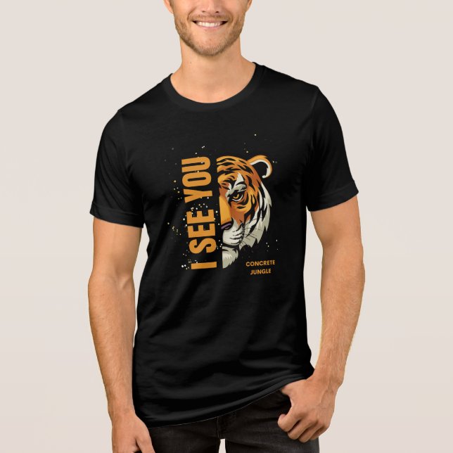 I See You | Concrete Jungle Tri-Blend Shirt (Front)