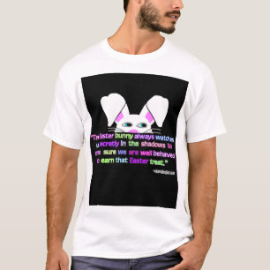 I See You, Easter Bunny Men's White Basic T Shirt