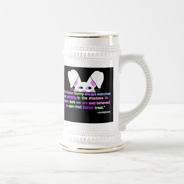 I See You, Easter Bunny Stein Mug (Right)