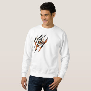 I See You. Tiger Eye And Claw Sweatshirt