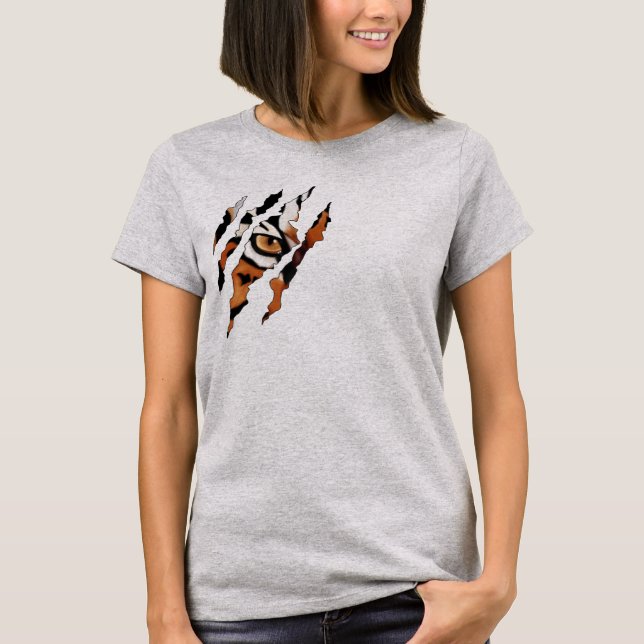 I See You. Tigress Eye And Claw T-Shirt (Front)