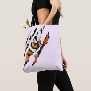 I See You. Tigress Eye And Claw Tote Bag