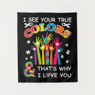 I See Your True Colours Autism Awareness Tapestry