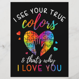 I See Your True Colours, Puzzle World Autism Flyer