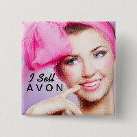 I Sell Avon square button