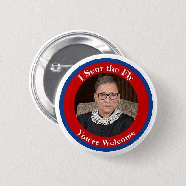 I sent the Fly - RBG 2 Inch Round Button (Front & Back)