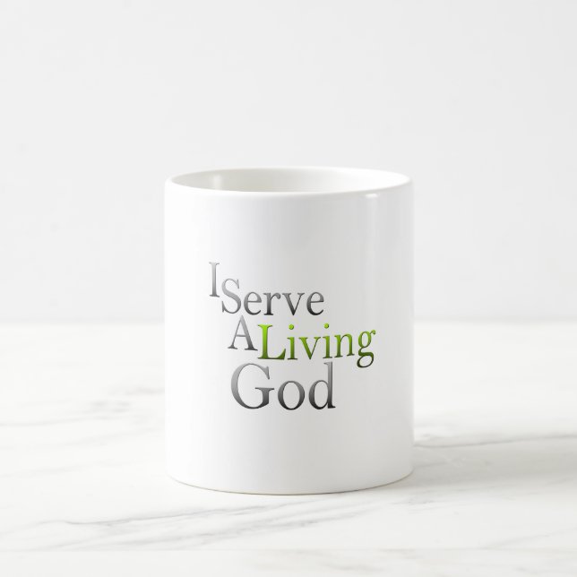I Serve Coffee Mug (Center)