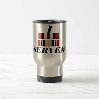 I SERVED IRAQ AND AFGHANISTAN TRAVEL MUG