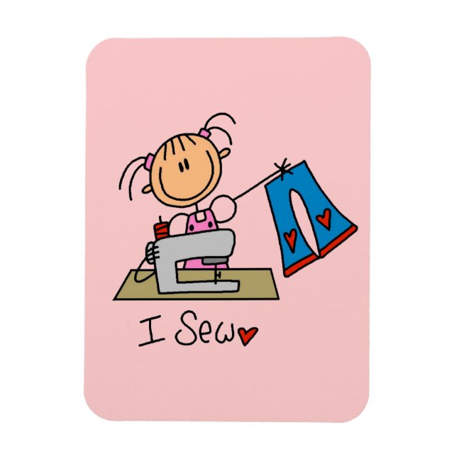 I Sew Magnet (Vertical)