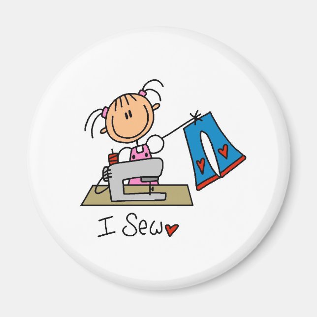 I Sew Magnet (Front)
