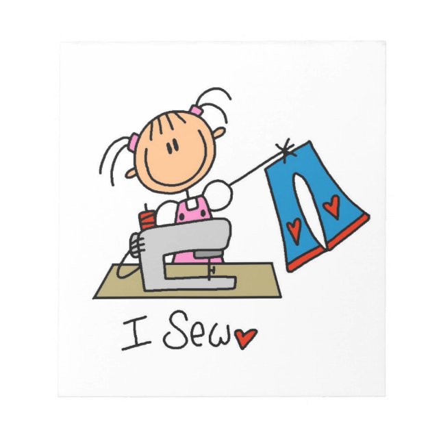 I Sew Notepad (Front)