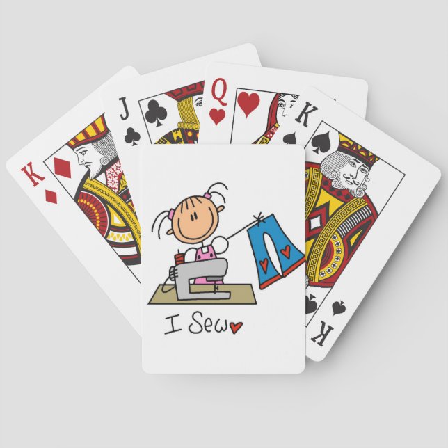 I Sew Playing Cards (Back)