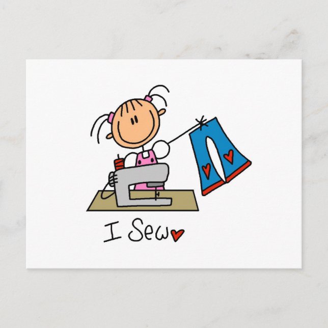 I Sew Postcard (Front)