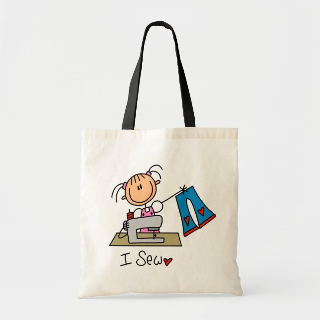I Sew Tote Bag (Front)