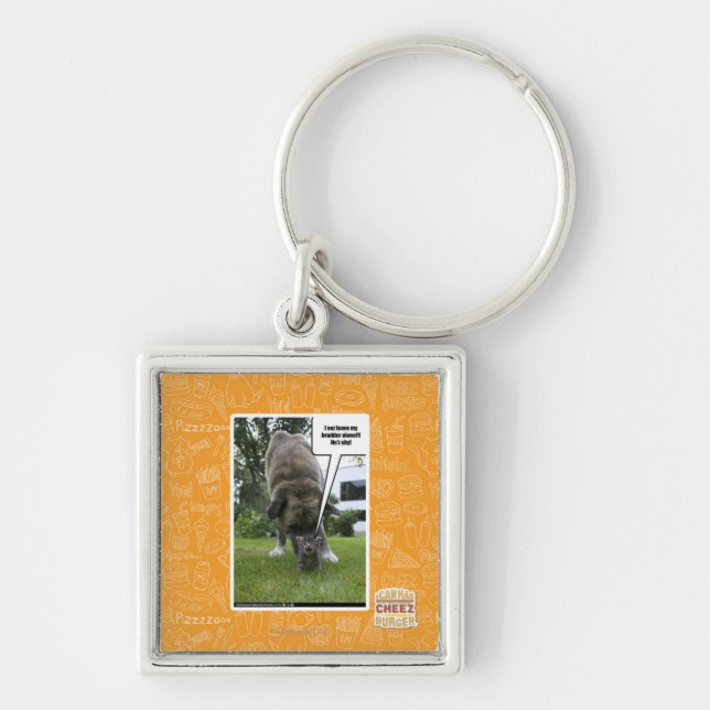 I sez leave my brudder alone keychain (Front)