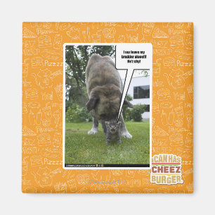 I sez leave my brudder alone magnet