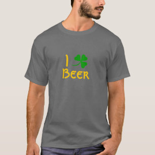 I [shamrock] Beer T-Shirt