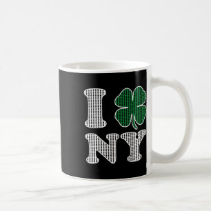 I Shamrock Ny Love New York St Patricks Day Clover Coffee Mug